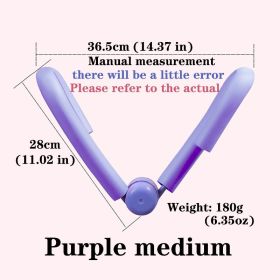 Purple Medium Yoga; Fitness Pelvic Floor Muscle Trainer; Used To Tighten Buttocks To Reduce Inner Thigh Fat; Stovepipe Fat Reducer To Contract Pe Purple Medium Yoga; Fitness Pelvic Floor Muscle Trainer; Used To Tighten Buttocks To Reduce Inner Thigh Fat; Stovepipe Fat Reducer To Contract Pe