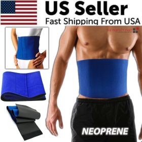 Waist Trimmer Belt Sweat Band Wrap Ab Stomach Weight Loss Fat Burner Slimming Waist Trimmer Belt Sweat Band Wrap Ab Stomach Weight Loss Fat Burner Slimming